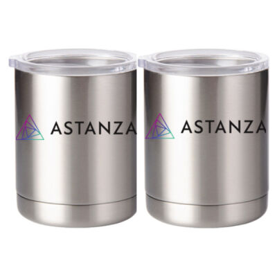 Printed - 10 oz Silver Stainless Steel Short Tumbler Thumbnail