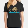 Ladies Core Cotton V-Neck Tee Thumbnail