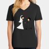 Ladies Core Cotton V-Neck Tee Thumbnail