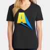 Ladies Core Cotton V-Neck Tee Thumbnail