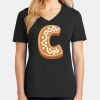 Ladies Core Cotton V-Neck Tee Thumbnail