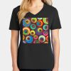 Ladies Core Cotton V-Neck Tee Thumbnail