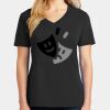 Ladies Core Cotton V-Neck Tee Thumbnail