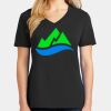 Ladies Core Cotton V-Neck Tee Thumbnail